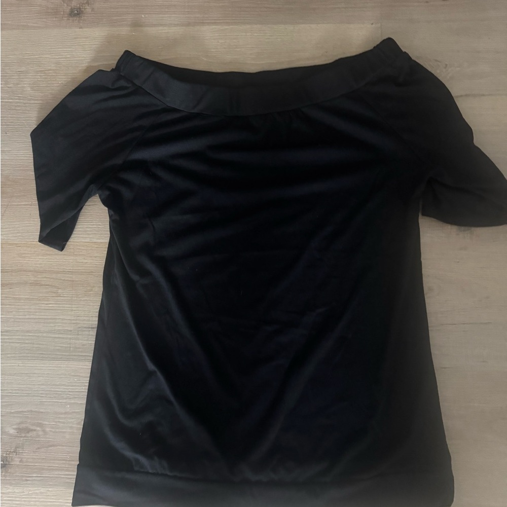 Elegant Black Off-Shoulder Top